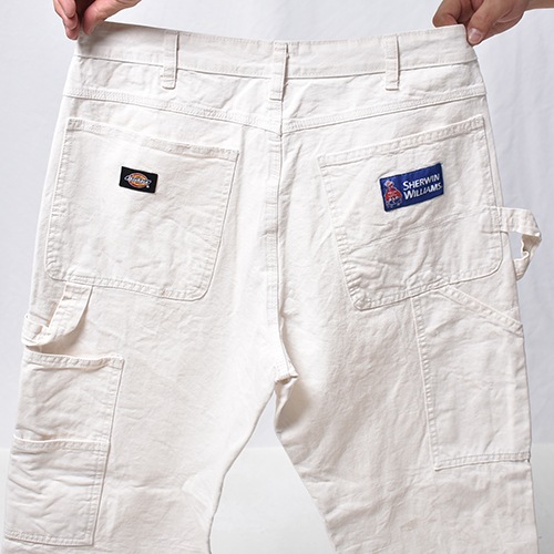 Dickies/White Drill Painter Pants with Sherwin Williams Tag