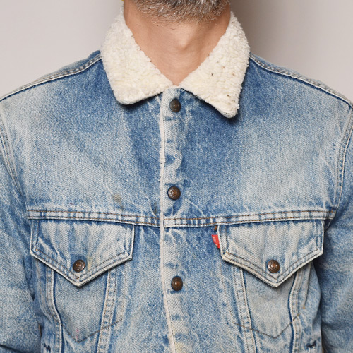Levi's ボア襟付きデニムジャケット 38R Levi's/Denim Boa Jacket（リーバイス デニムボアジャケット