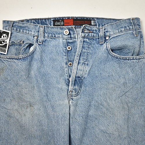 ��Levi's Silver Tab/Baggy Jeans�ʥ꡼�Х�������С����� �Х��������󥺡˥���ǥ���/������W34 [z-9977]