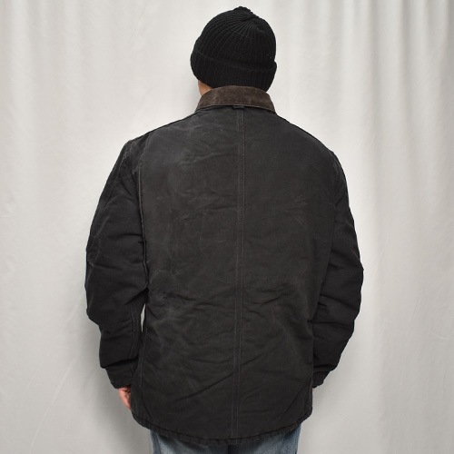 ��Carhartt/Duck Traditional Coat(�����ϡ��� �ȥ�ǥ�����ʥ륳����)�֥�å�/������XL���� [y-0850]