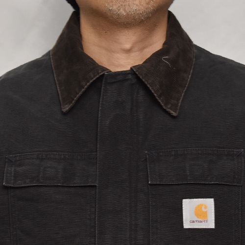 ��Carhartt/Duck Traditional Coat(�����ϡ��� �ȥ�ǥ�����ʥ륳����)�֥�å�/������XL���� [y-0850]