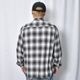 Towncraft/Ombre Checked L/S Rayon Shirt�ʥ����󥯥�ե� �����å�����ġ˥֥�å��ߥۥ磻�� [a-8525]