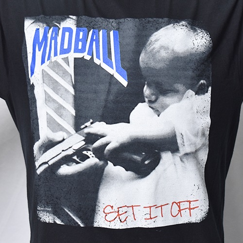 Madball/Set It Off L/S T-Shirt（マッドボール L/S Tシャツ）ブラック