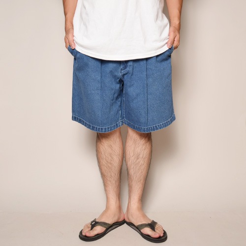 Dockers by Levis/Two Tucks Denim Short PantsʥɥåХ꡼Х ǥ˥ॷ硼ġ˥ǥ/W34 [z-1980]