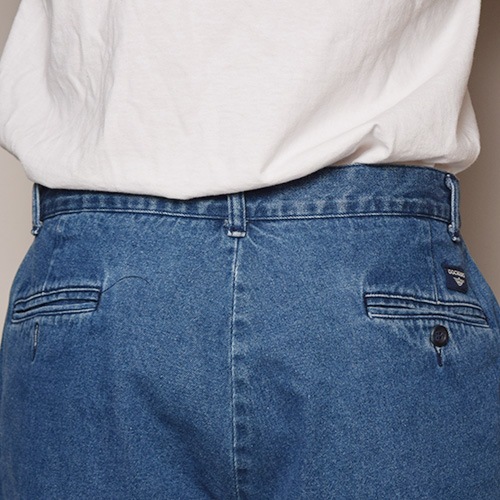 Dockers by Levis/Two Tucks Denim Short PantsʥɥåХ꡼Х ǥ˥ॷ硼ġ˥ǥ/W34 [z-1980]