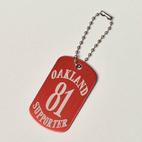 Hells Angels Oakland/81 Metal Key Tag�ʥإ륺���󥸥��륹 ���������˥�å� [a-7958]