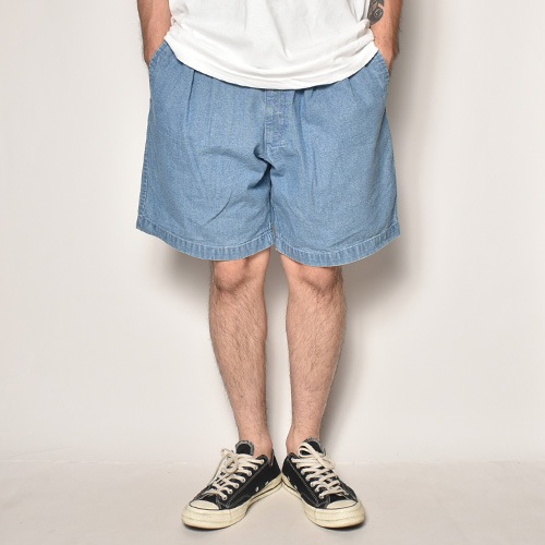 ��Dockers by Levi��s/2Tucks Heavy Chambray Short Pants�ʥɥå������Х��꡼�Х��� �����֥졼���硼�ġ˥���ǥ���/������W34 [z-4178]