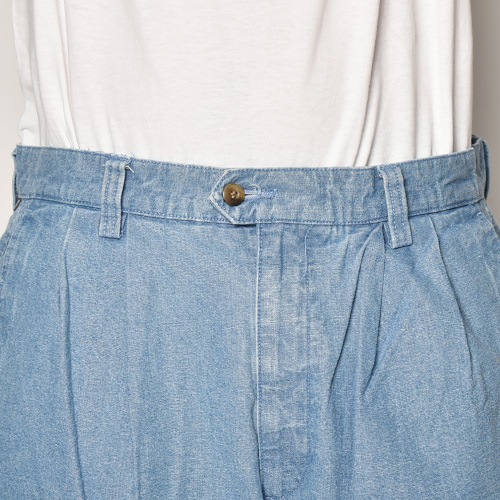 Dockers by Levis/2Tucks Heavy Chambray Short PantsʥɥåХ꡼Х ֥졼硼ġ˥ǥ/W34 [z-4178]