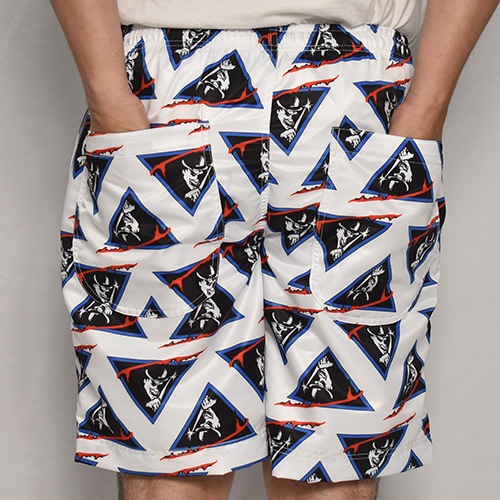 Clockwork Amphibious Nylon Easy Short Pants�ʥ����å���� �����������硼�ȥѥ�ġ˥ۥ磻��/�֥�å��ߥ֥롼�ߥ�å� [a-8091]