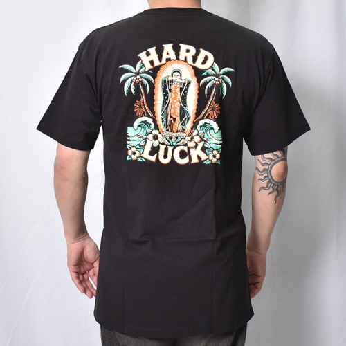 Hard Luck/Aloha Lady G S/S T-shirt（ハードラック Tシャツ）ブラック