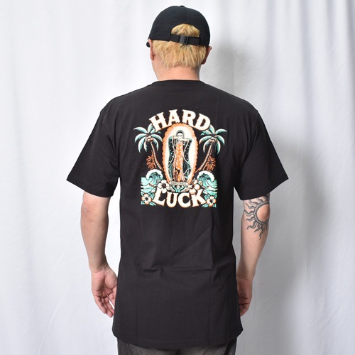 Hard Luck/Aloha Lady G S/S T-shirt�ʥϡ��ɥ�å� T����ġ˥֥�å� [a-8503]