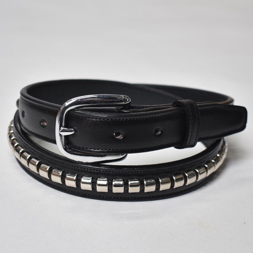 Tory Leather/1inch Bridle Leather Clincher Belt（トーリー スタッズ