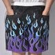 Flames Printed Easy Short Pants�ʥե졼�ॹ�����������硼�ȥѥ�ġ˥֥�å��ߥѡ��ץ�/�֥롼 [a-8622]