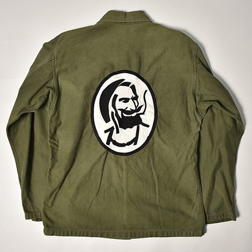 Us Customized US Army Shit Happens L/S Utility Shirt��US�����ߡ� �桼�ƥ���ƥ�����ġ˥��꡼��/����53cm [z-7303]