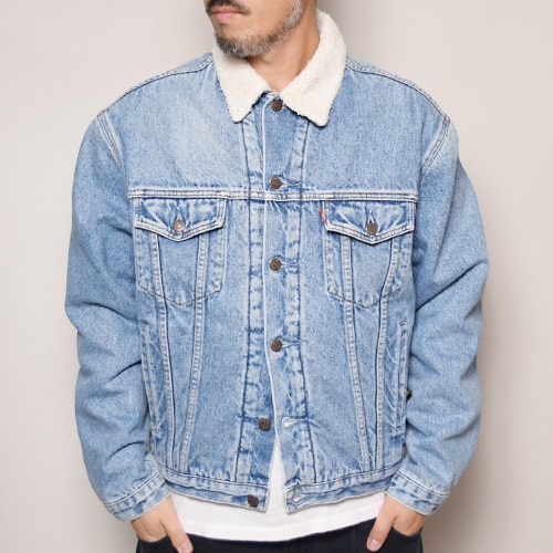 ��Levi's/Denim Boa Jacket�ʥ꡼�Х��� �ǥ˥�ܥ����㥱�åȡ˥���ǥ���/������M [z-1392]