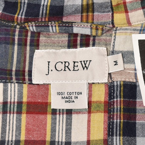 J.Crew/L/S Patchwork Shirtʥ롼 ѥåġ˥M [z-3393]