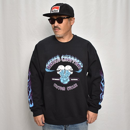 90s USA製 FRISCO CHOPPERS スウェット フリスコ 415