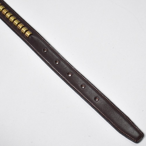 Tory Leather/1inch Bridle Leather Clincher Belt（トーリー スタッズ