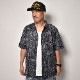 Harley Davidson/Cotton Open Collered S/S Shirt(�ϡ��졼���ӥåɥ��� �����)�֥�å� [a-5207]