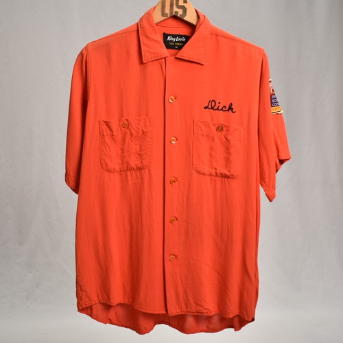 Vintage Bowling S/S Shirtʥܡ󥰥ġ˥å/M [z-9176]