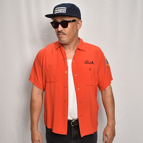 Vintage Bowling S/S Shirtʥܡ󥰥ġ˥å/M [z-9176]