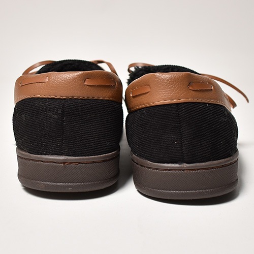 Las Vegas Raiders Official Sherpa Lined Corduroy Moccasins��LV�쥤������ ���ե������⥫����˥֥�å� [a-5452]