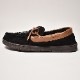 Las Vegas Raiders Official Sherpa Lined Corduroy Moccasins��LV�쥤������ ���ե������⥫����˥֥�å� [a-5452]
