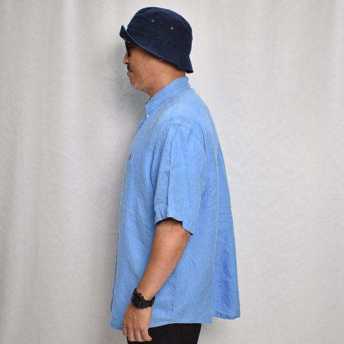 Polo Ralph Lauren/S/S Linen Shirtʥե ͥ󥷥ġ˥饤ȥ֥롼/XL [z-9118]