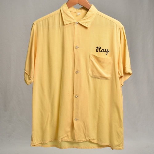 Vintage Bowling S/S Shirtʥܡ󥰥ġ˥/M [z-9177]