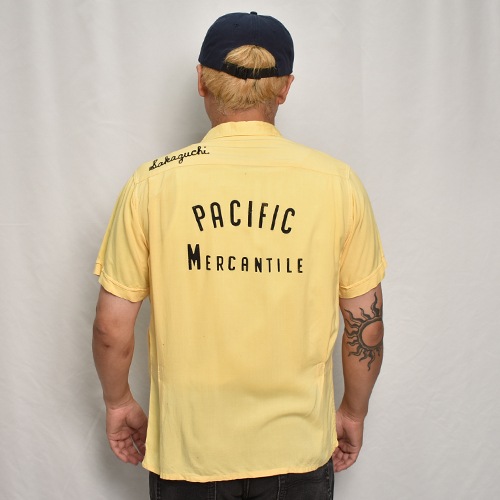 Vintage Bowling S/S Shirtʥܡ󥰥ġ˥/M [z-9177]