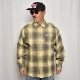 Cal Top��US/Customized Ombre Check L/S Shirt�ʥ����ȥåסߥ��� ����֥�����å�����ġ˥��������ߥ��졼 [a-7748]