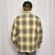 Cal Top��US/Customized Ombre Check L/S Shirt�ʥ����ȥåסߥ��� ����֥�����å�����ġ˥��������ߥ��졼 [a-7748]