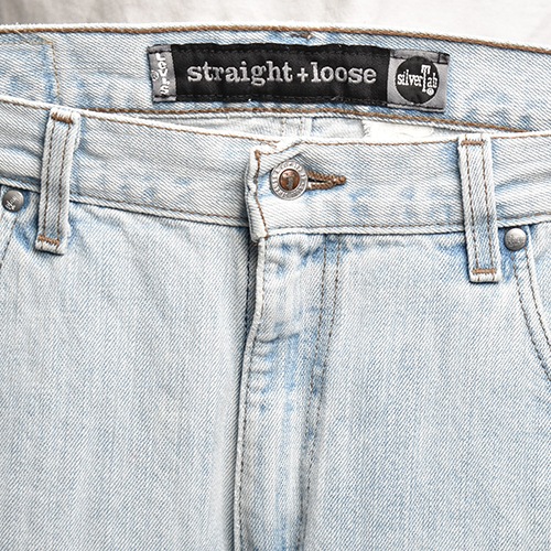 ��Levi's Silver Tab/Baggy Jeans�ʥ꡼�Х�������С����� �Х��������󥺡˥���ǥ���/������W35 [z-9981]