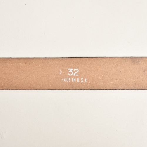 Brackney Leather Works/Embossed Leather Belt/Rising Flame