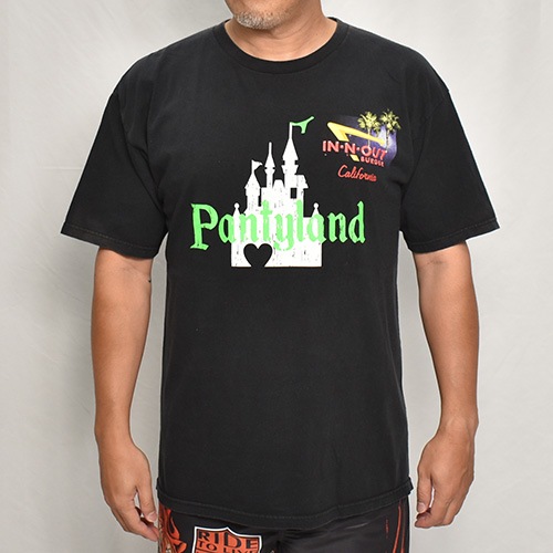 Panty Dropper��US/Burger S/S T-Shirt(�ѥ�ƥ��ɥ��åѡ��ߥ��� �С�����T�����)�֥�å�/������L [y-0340]