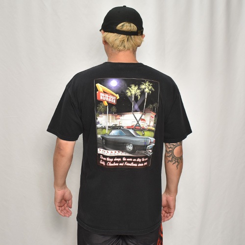 Panty Dropper��US/Burger S/S T-Shirt(�ѥ�ƥ��ɥ��åѡ��ߥ��� �С�����T�����)�֥�å�/������L [y-0340]