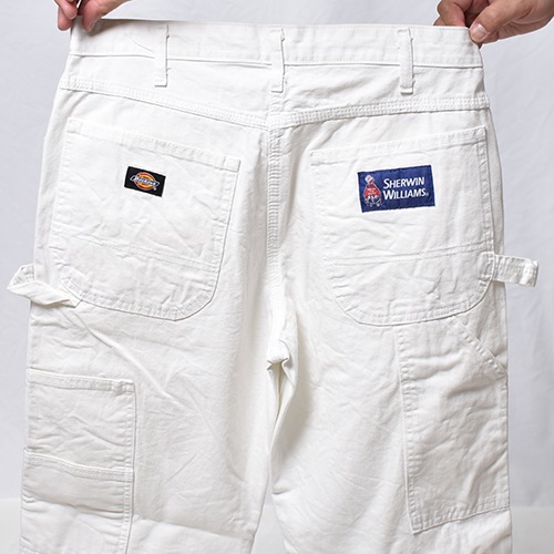 Dickies/White Drill Painter Pants with Sherwin Williams Tag