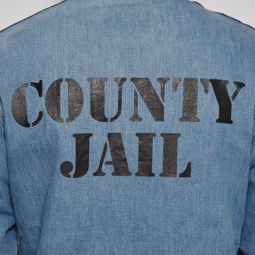 Us Customized County Jail Blanket Lined Denim Coverall