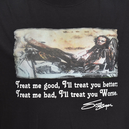 Sonny Barger Official Treat Me Good S/S T-Shirt�ʥ��ˡ����С����㡼 T����ġ˥֥�å� [a-6992]