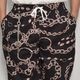 Chain Patterned Easy Pants�ʥ�������ѥ�����ɥ��������ѥ�ġ˥֥�å��ߥ֥饦�� [a-7313]