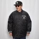 American Spirit Wear��US/Raiders Patched Quilt-Lined Coach Jacket�ʥ���ꥫ�󥹥ԥ�åȥ������ߥ��� �쥤���������������㥱�åȡ˥֥�å� [a-7722]