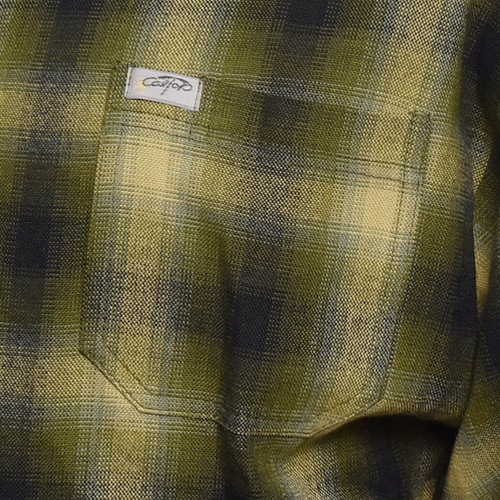 Cal Top��US/Customized Ombre Check L/S Shirt�ʥ����ȥåסߥ��� ����֥�����å�����ġ˥��꡼�֡ߥ֥�å� [a-7746]
