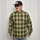 Cal Top��US/Customized Ombre Check L/S Shirt�ʥ����ȥåסߥ��� ����֥�����å�����ġ˥��꡼�֡ߥ֥�å� [a-7746]