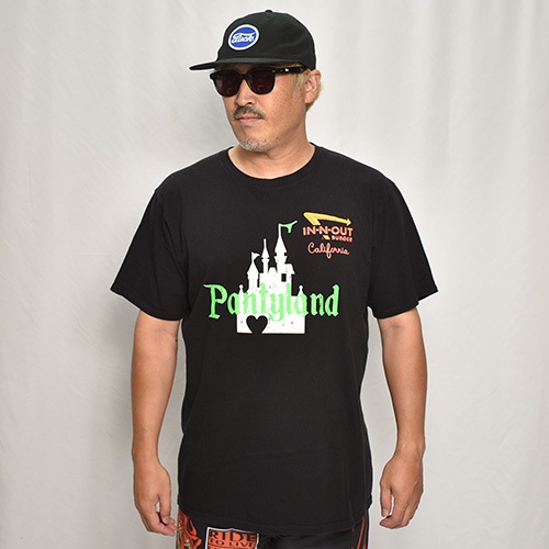 Panty Dropper��US/Burger S/S T-Shirt(�ѥ�ƥ��ɥ��åѡ��ߥ��� �С�����T�����)�֥�å�/������L [y-0341]