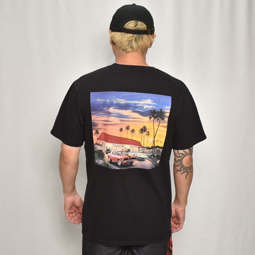 Panty Dropper��US/Burger S/S T-Shirt(�ѥ�ƥ��ɥ��åѡ��ߥ��� �С�����T�����)�֥�å�/������L [y-0341]