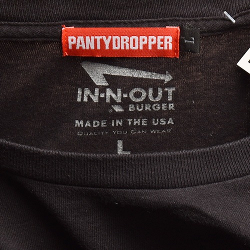 Panty Dropper��US/Burger S/S T-Shirt(�ѥ�ƥ��ɥ��åѡ��ߥ��� �С�����T�����)�֥�å�/������L [y-0341]