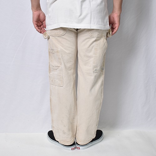 ��Dickies/White Drill Painter Pants�ʥǥ��å����� �ڥ��󥿡��ѥ�ġ˥ۥ磻��/������W33 [y-1165]