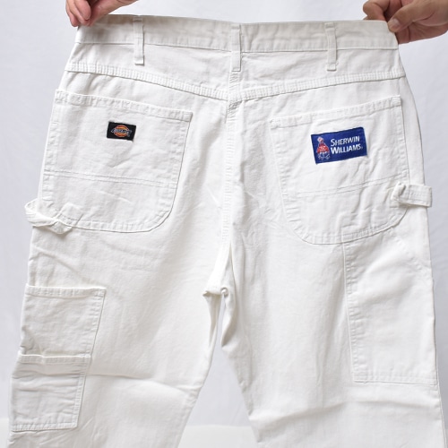 Dickies/White Drill Painter Pants with Sherwin Williams Tag