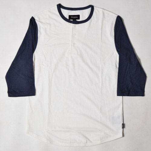 Brixton/3/4Sleeve Adam Henley Neck T-Shirtʥ֥ꥯȥ إ꡼ͥåTġ˥ۥ磻ȡߥͥӡ [a-1604]