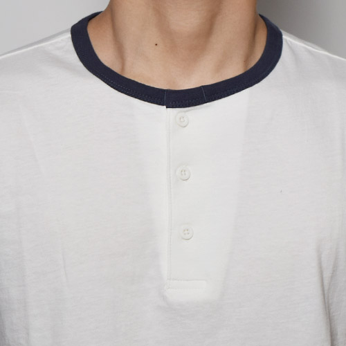 Brixton/3/4Sleeve Adam Henley Neck T-Shirtʥ֥ꥯȥ إ꡼ͥåTġ˥ۥ磻ȡߥͥӡ [a-1604]